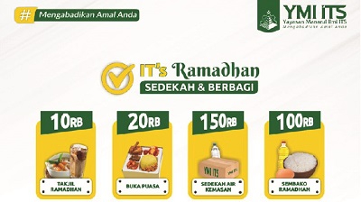 IT's Ramadhan, Ayo Sedekah dan Berbagi 