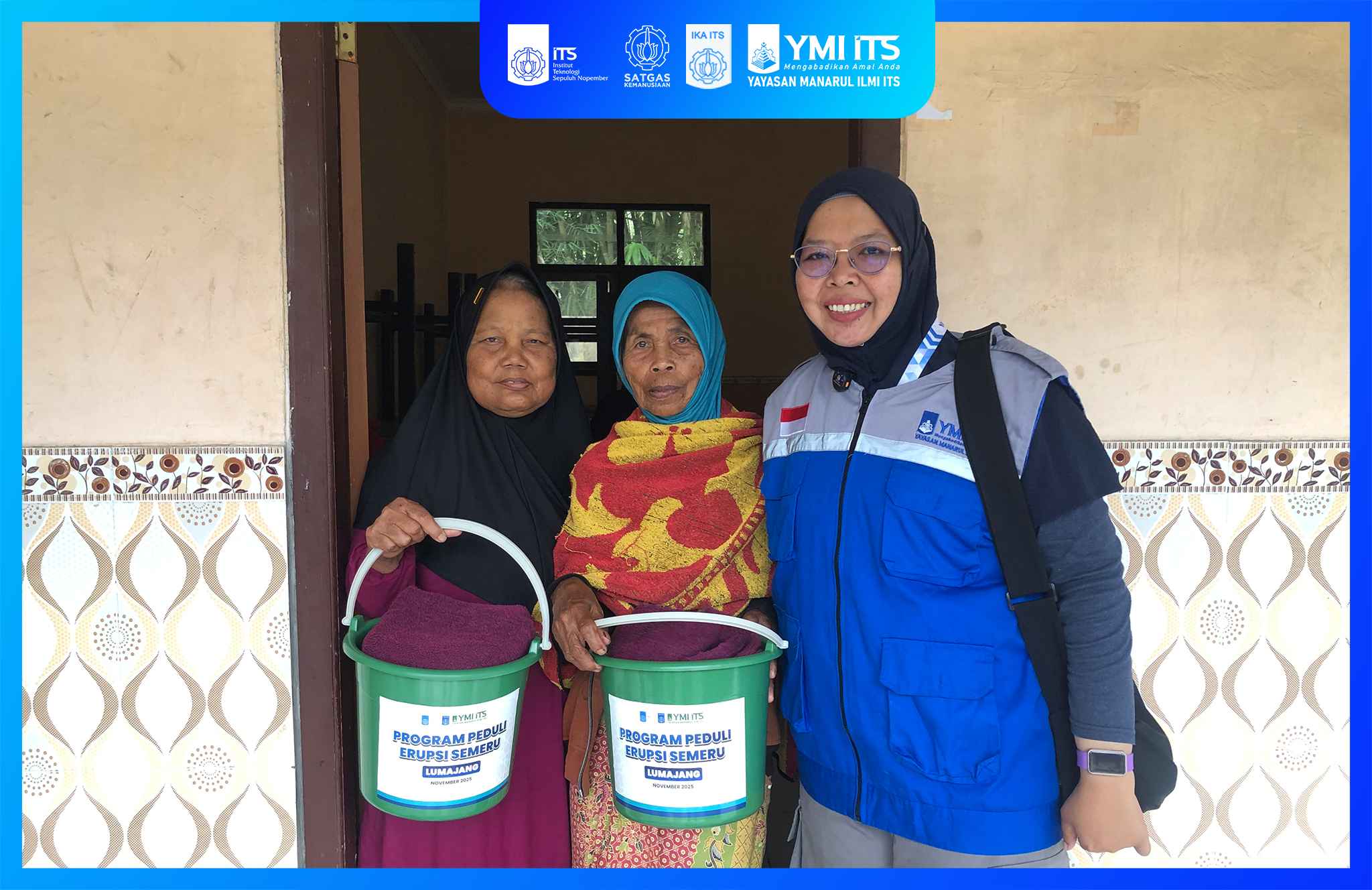 YMI ITS BERHASIL SALURKAN BANTUAN TAHAP 1 DALAM PROGRAM PEDULI SEMERU 